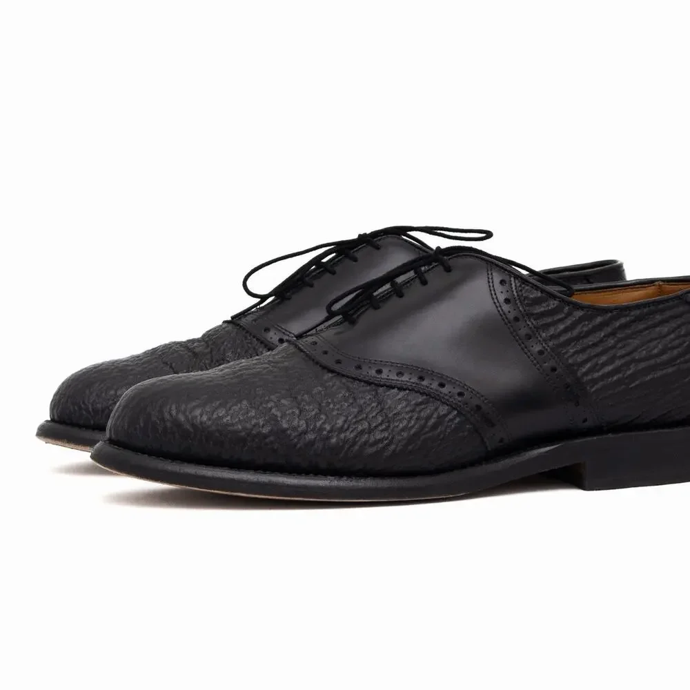 $850 Allen Edmonds Shelton Sharkskin Saddle Oxford Dress Shoes — US 10 EEE